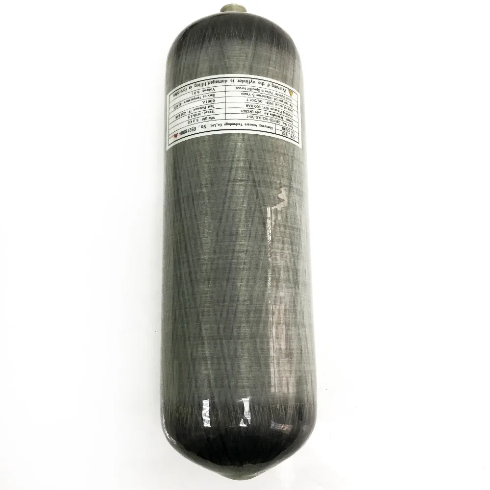 AC1090 High pressure gas bottle 9L carbon fiber tanks 4500psi diving
