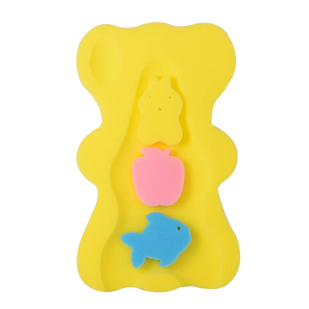 Горячая Детское мягкое банное губчатое сиденье Противоскользящий пенопластовый коврик подушка-опора для тела коврик для ванной комнаты - Цвет: Цвет: желтый