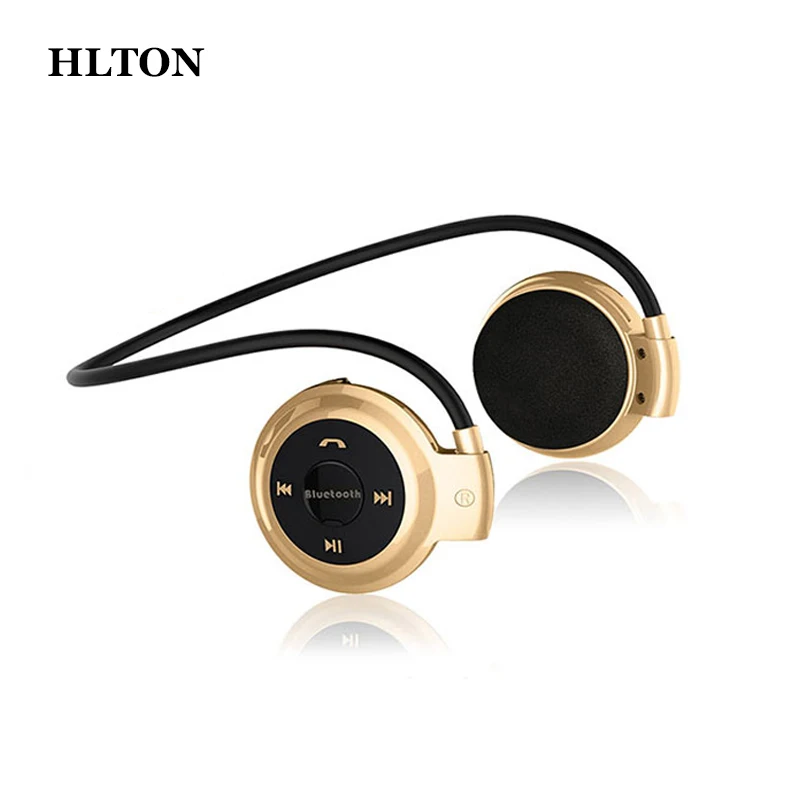 HLTON Мини Спортивные Bluetooth беспроводные наушники музыкальные стерео с разъемом