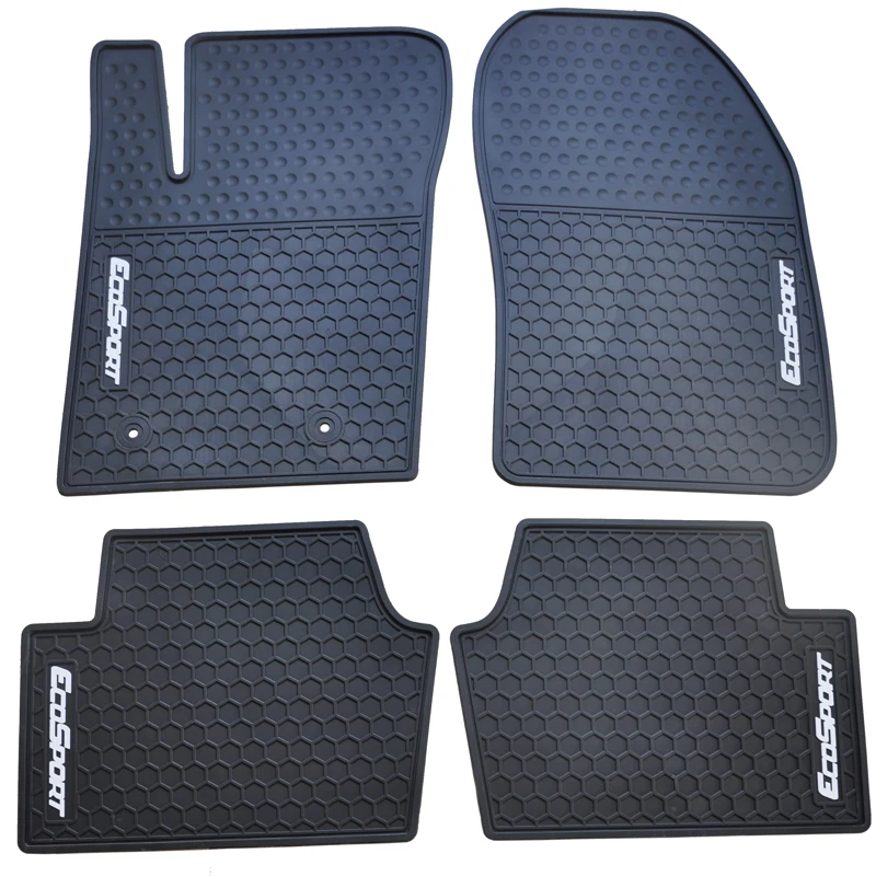 No Odor Waterproof Rubber Carpets Custom Car Floor Mats For Ford