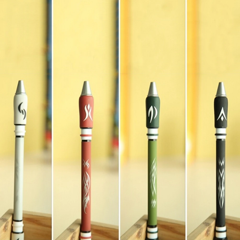 21 см Нескользящая профессиональная ручка для пенспиннинга для соревнований чемпионов V15 3D Ручка для пенспиннинга s 1 шт
