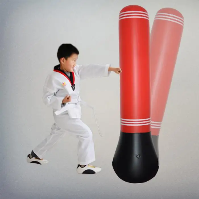 Высокий 1,5 м надувной Пробивной мешок колонна-подставка фитнес кик бокс тренировочный тумблер песочник для детей взрослых DOG88