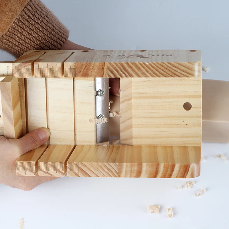 Регулируемый нож для мыла деревянный ящик с лезвием из нержавеющей стали для ручная работа Производство Мыла набор инструментов