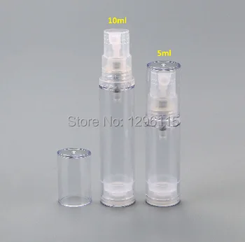 

100pcs/lot airless spray bottle 10ml for refill cosmetics perfume sprayers