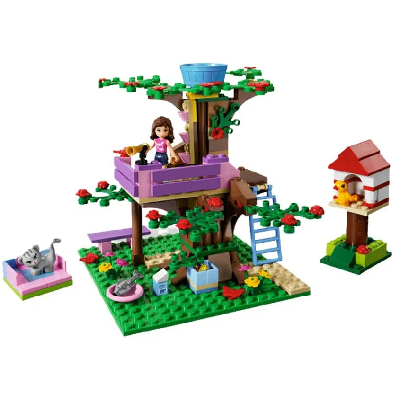 

2017 Buidling Blocks 10158 Friends Olivia's Tree House 3065 Model Compatible with LEPIN Bricks Figure Toys For Children
