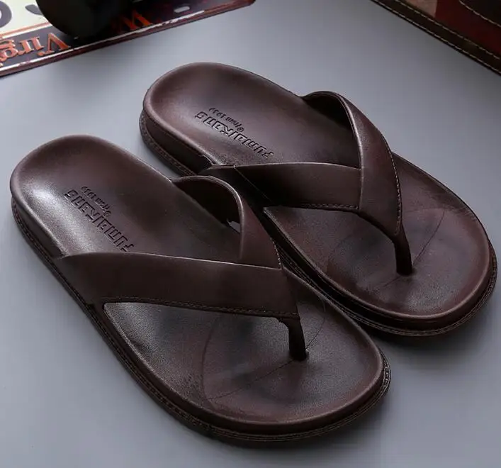 2018 мужские шлепанцы chinelo masculino Нескользящие пляжные вьетнамки с мягкой подошвой