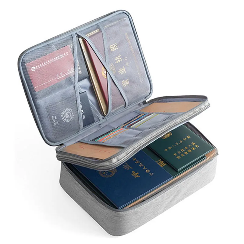 

Protable Organizer Bag For Documents A4 Oxford Waterproof Document Bag Organizer Papers Storage Pouch large capacity file docume