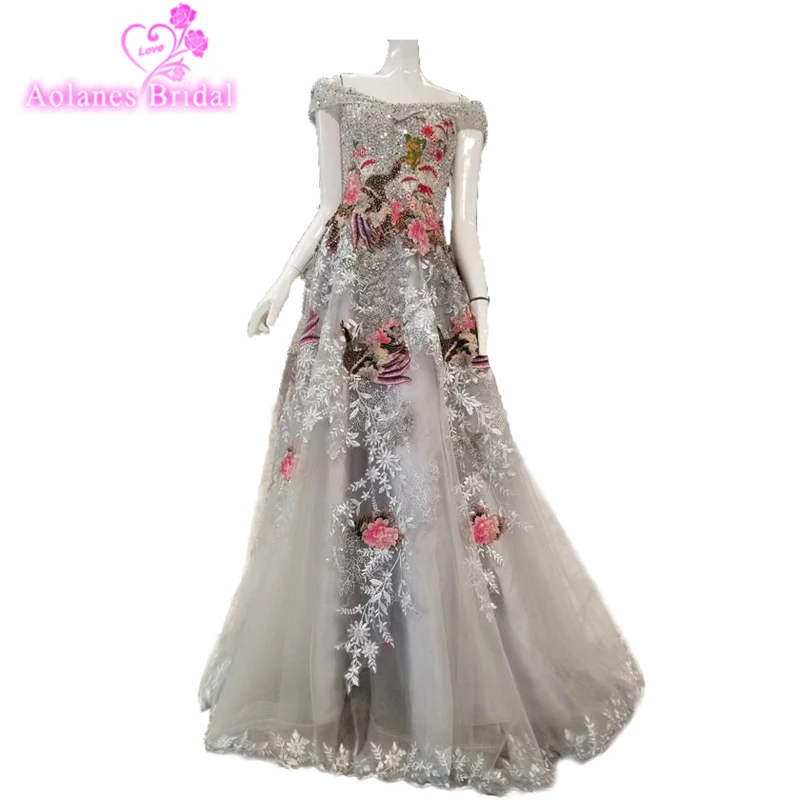 elegant long gown design 2018
