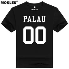 PALAU t shirt diy free custom made name number plw red t-shirt nation flag pw republic belau country college university clothing