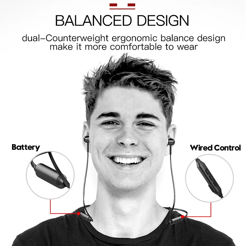 Baseus S06 Bluetooth наушники беспроводные магнитные шейные громкой связи спортивные