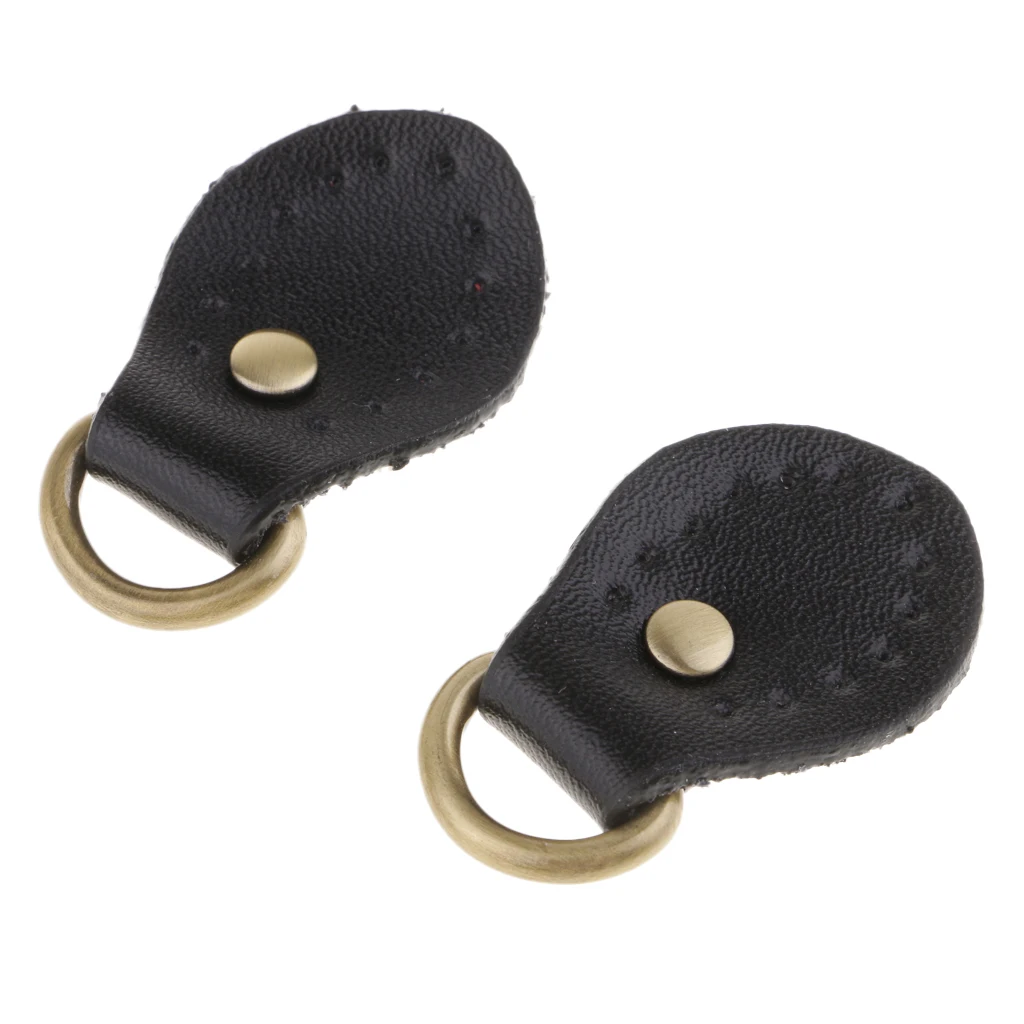 Pack of 2 PU Leather Handle Snap Buckles for Handbag Fastener Closures Making Accessories/Replacement