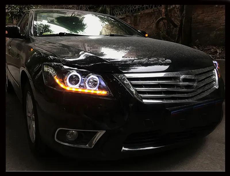 Автомобильный Стайлинг для Toyota Camry фары 2009-2012 светодиодная фара дальнего света Camry DRL Биксеноновые линзы высокий низкий пучок парковки противотуманная фара