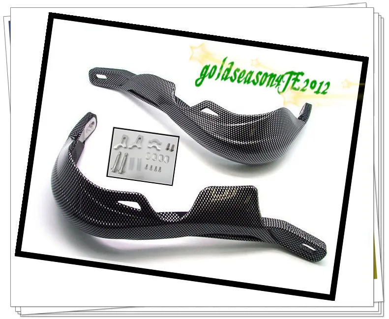 Carbon Handguard Raptor Hand Guards Motorcycle MX ATV Snowmobile 7/8" mountings | Автомобили и мотоциклы