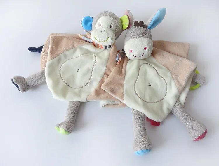 JJOVCE-Baby-Toys-Teether-Scarf-Handkerchief-Soothe-Towel-Rattles-Gift-Owl-Bee-Bear-Soothing-Towels-for-Baby-Sensory-Development-04