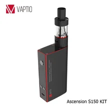 Original Vaptio S150 Electronic cigarette vape kit with 3.0ml Atomizer VW/VT-Ni/Ti/SS/ATC ecig 0.91 inch OLED Screen ATC Original Vaptio S150 Electronic cigarette vape kit with 3.0ml Atomizer VW/VT-Ni/Ti/SS/ATC ecig 0.91 inch OLED Screen ATC