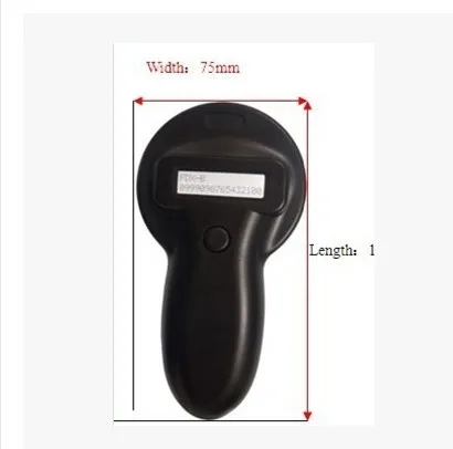134 2 кГц FDX-A/B ПЭТ микрочип портативный сканер rfid/животных rfid Считыватель |