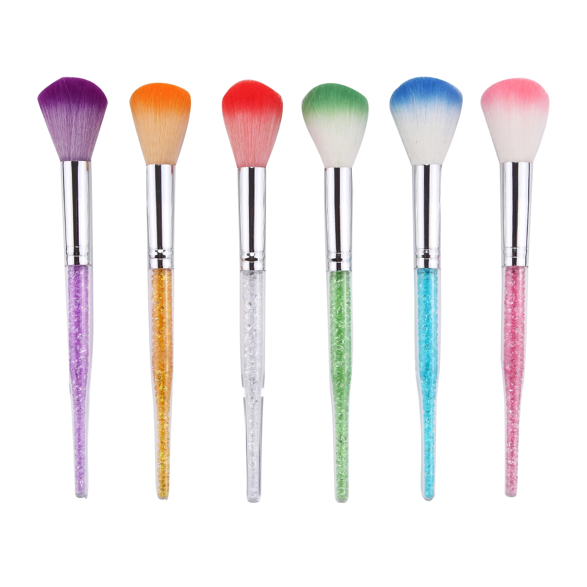 Buy Rhinestone Handle Blusher Makeup Brush