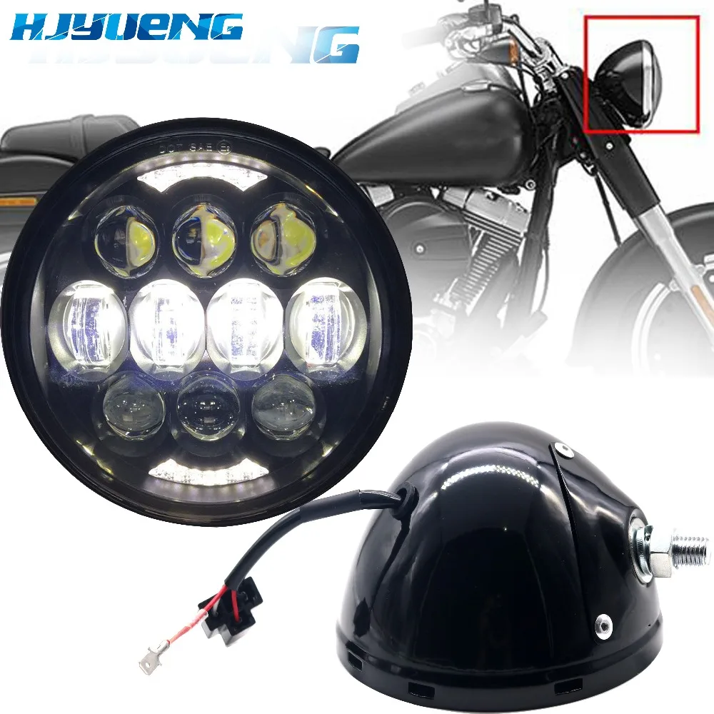 HJYUENG 5.75"Motorcycle for Harley Davidson Accessories 5 3/4''Round