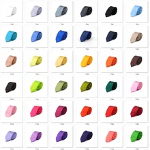 Solid Neck tie for men Gravata Slim ties narrow necktie 5cm width Cravat Mariage Gift Polyester 36 colors Solid Neck tie for men Gravata Slim ties narrow necktie 5cm width Cravat Mariage Gift Polyester 36 colors