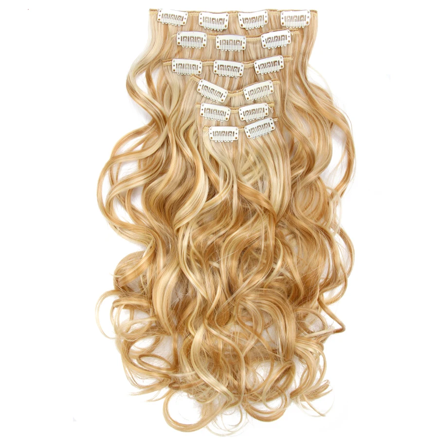 Discount Leeons 16 Clips Hair Extension Body Wave Hair Extension