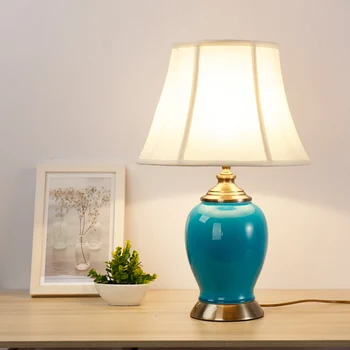 

American Table Lamps ceramic lamp bedroom bedside lamp crack living room modern minimalist study style lamps lw5271020py