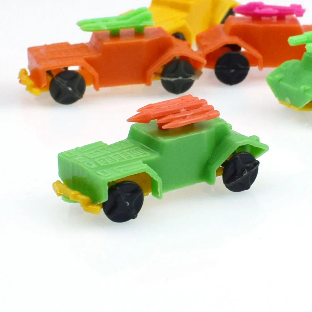

20pcs/lot Mini Plastic Armored Fighting Vehicle Tank Model Toy Car for Kids Gift Random