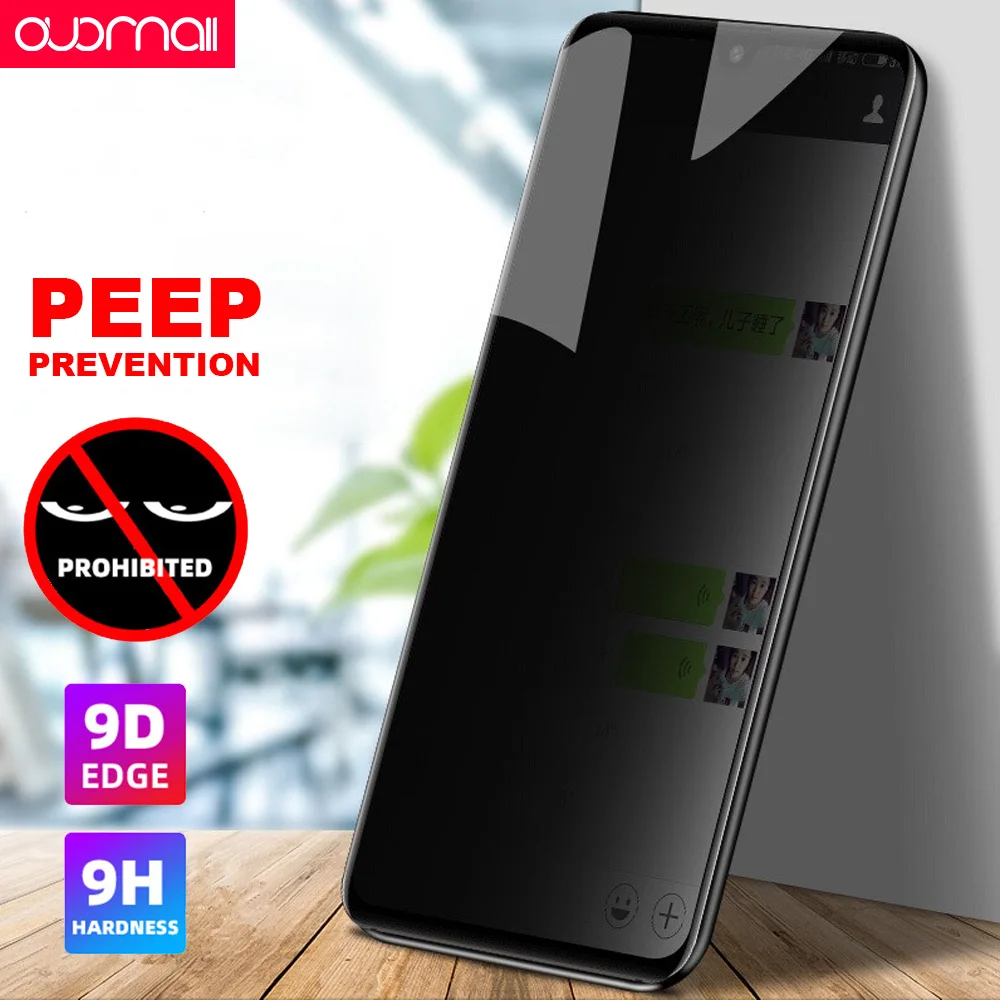 

Bending edge Side anti-peep Tempered Glass for Samsung Galaxy Note 10 9 S10PLUS S9 s8 Screen Protective film Privacy Anti Glare