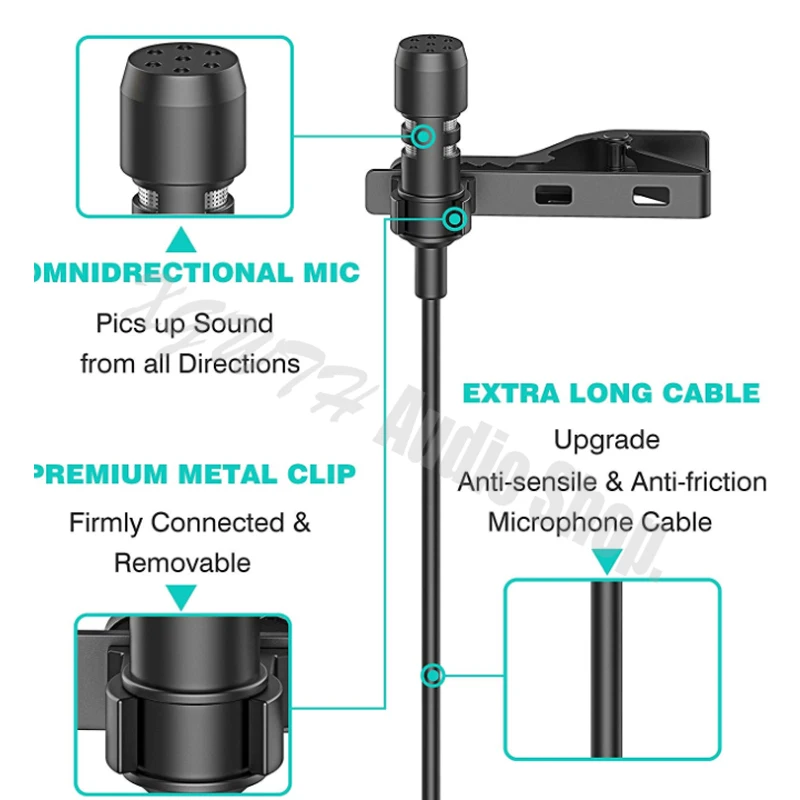 Беспроводной петличный кардиоидный микрофон с отворотом для Sennheiser G1 G2 G3 EW100 EW300