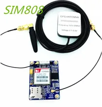 Бесплатная доставка SIM808 вместо модуля SIM908 GSM GPRS GPS Совет по развитию IPX SMA с Антенна GPS для Arduino Raspberry п. и.