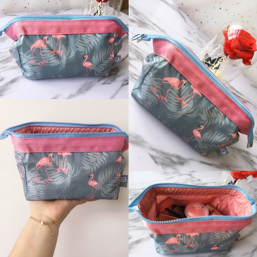 

Flamingo Travel Washing Bag Waterproof Large Capacity Cosmetic Bag Women