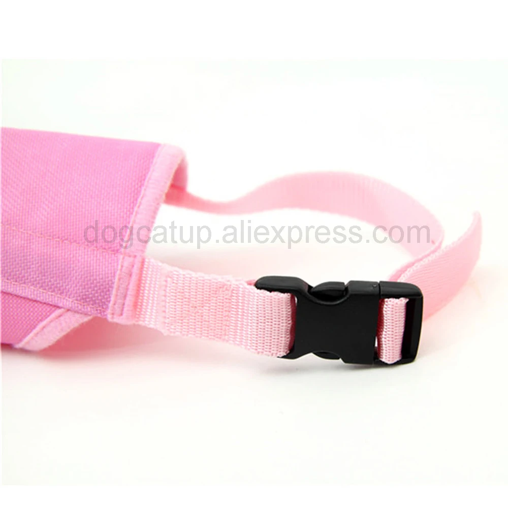 Adjustable pet dog muzzle breathable anti bark biting chew dogs muzzles training respirator for small medium big dogs mouth mask
