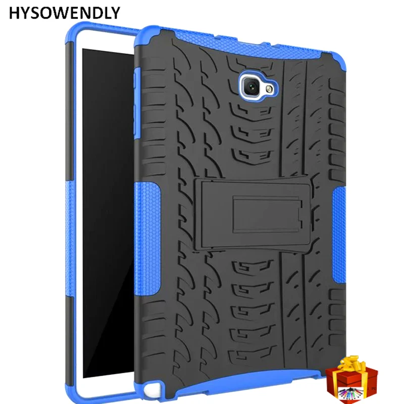 

HYSOWENDLY Case For Samsung Galaxy Tab A 6 A6 10.1 P580 P585 Cases Cover Fundas Armor Rugged Hard PC + Soft TPU Protection Shell