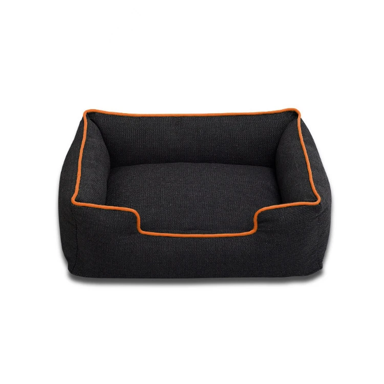 

2018 New 4 Colors Denim Fiber Soft Small Dog Bed Waterproof Bottom Chihuahua Puppy Beds Winter Warm Cat Bed House S/M/L
