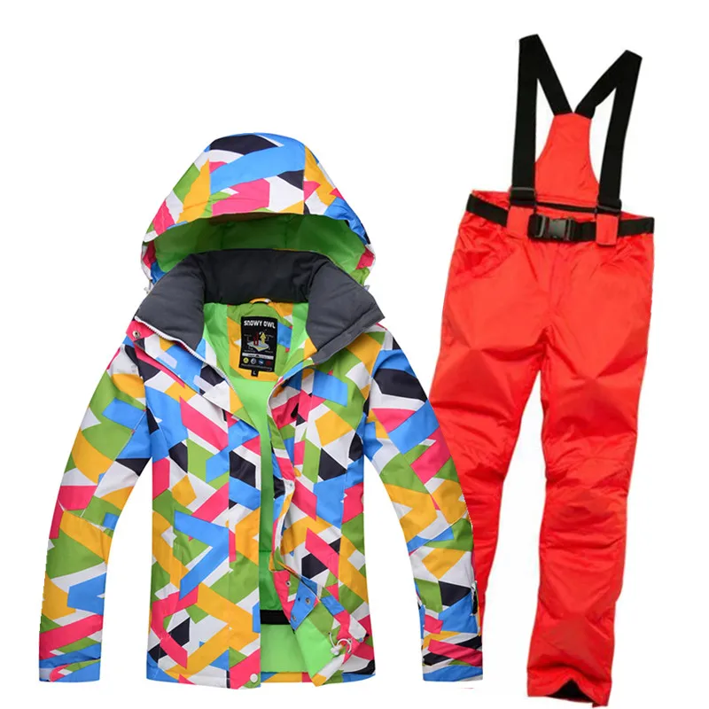 

The cheapest winter snow jacket women's ski suit women's snow jacket and pants windproof waterproof clothes snowboard set