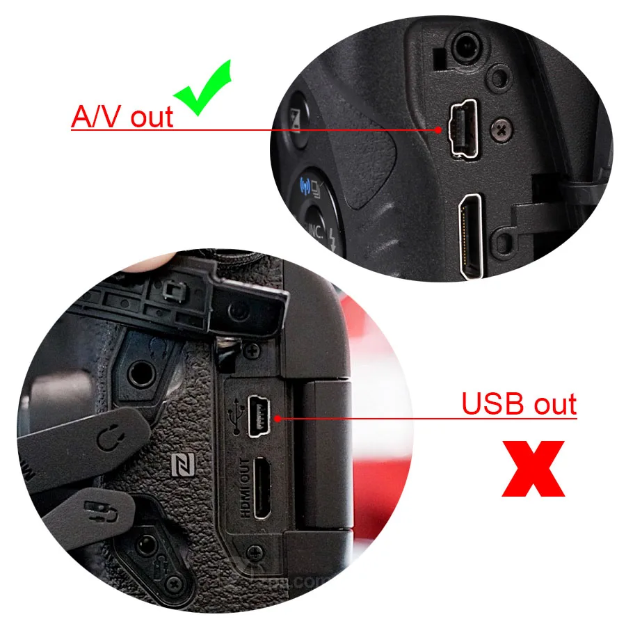 Камера Аудио Видео AV кабель 5 PIN Mini USB к 3 RCA для Canon EOS 5D2 5D Mark III 6D 7D 60D 70D 700D 760D G7X G1X SX50 SX60