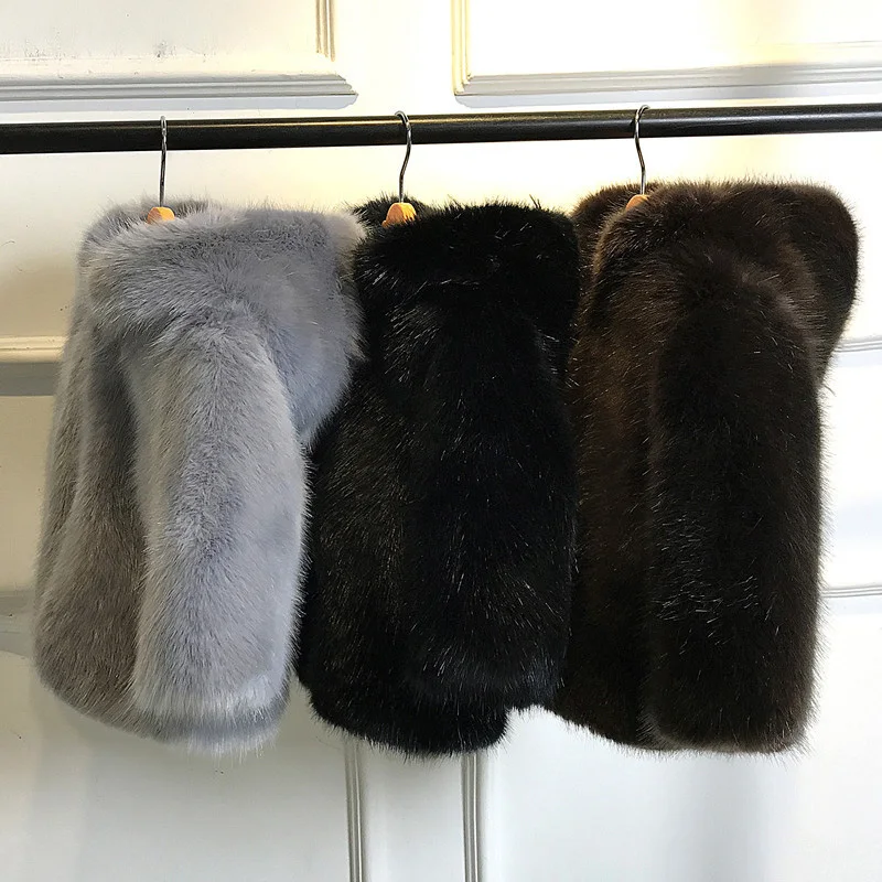 

Morningwell Winter Children Fur Coat Faux Fur Jacket For Girls Baby Boy Thicken Warm Snow Wear Parkas Hooded Coat Kids Outerwear