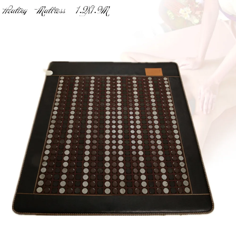 2018 new hot popular Germanium Jade Stone electric sleeping massage mattress Heated Tourmaline Bed Mattress New