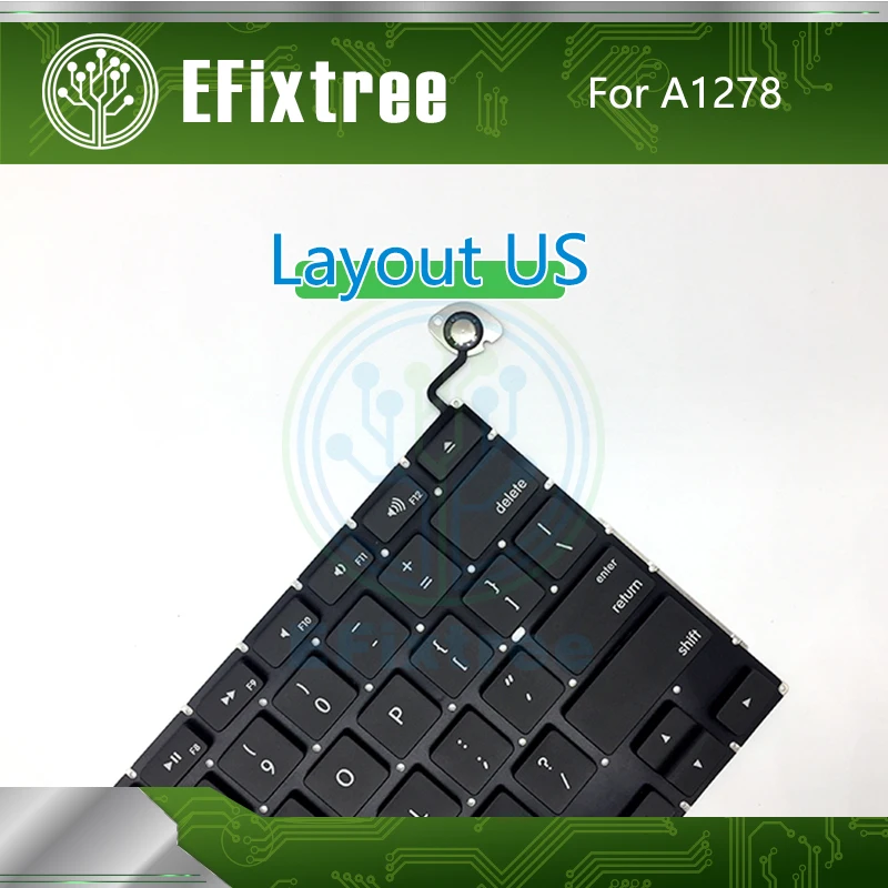 Новая замена клавиатуры для Macbook Pro 13 &quotA1278 US 2009 2010 2011 2012 год Новый EMC 2326 2351 2419 2555