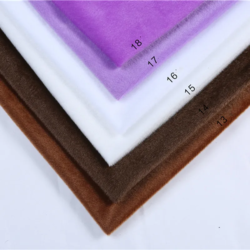 12 Color 50*160cm Cotton Fabric Meter Plush Fleece Fabrics Telas Tissus