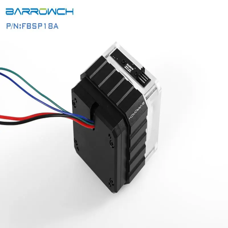 Barrowch FBSP18A-V2, 18 Вт насосы с ШИМ, LRC 2,0 с алюминиевой крышкой радиатора, полное окружение структуры