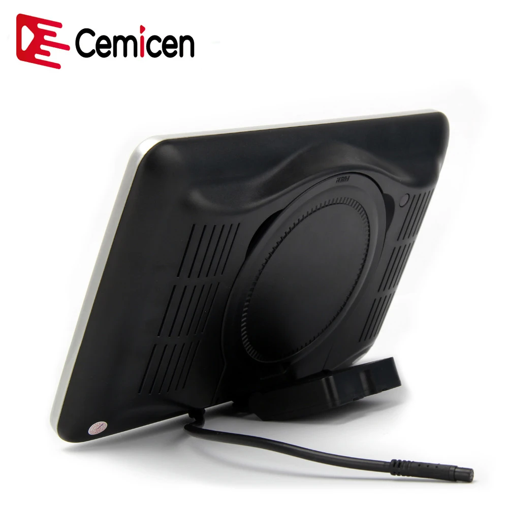 Cemicen 10,1 дюймов Автомобильный подголовник монитор с HD цифровым ЖК-экраном DVD Аудио Видео плеер с USB/SD/HDMI/IR/FM передатчик/игра