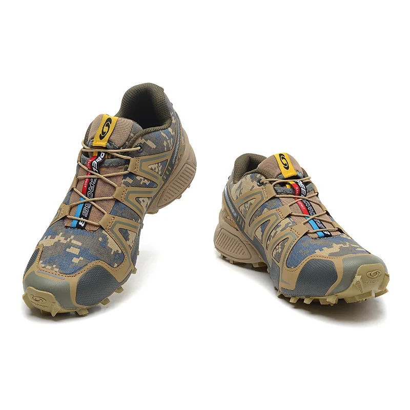 2018 Salomon Shoes Men Speed Cross 3 CS Sneakers Mens Camo Cross-country Running Shoes Male Athletic Shoes Sport shoes