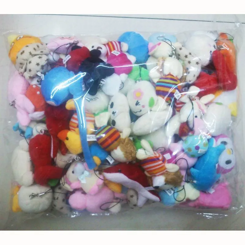 Multi-size small plush animals mixed package 3