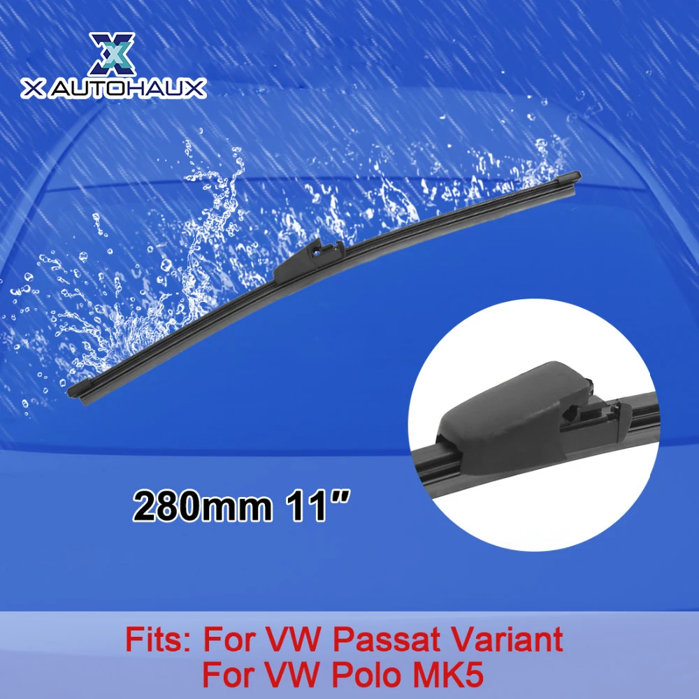 X AUTOHAUX 280mm 11" Rear Window Windshield Wiper Blade Cover For