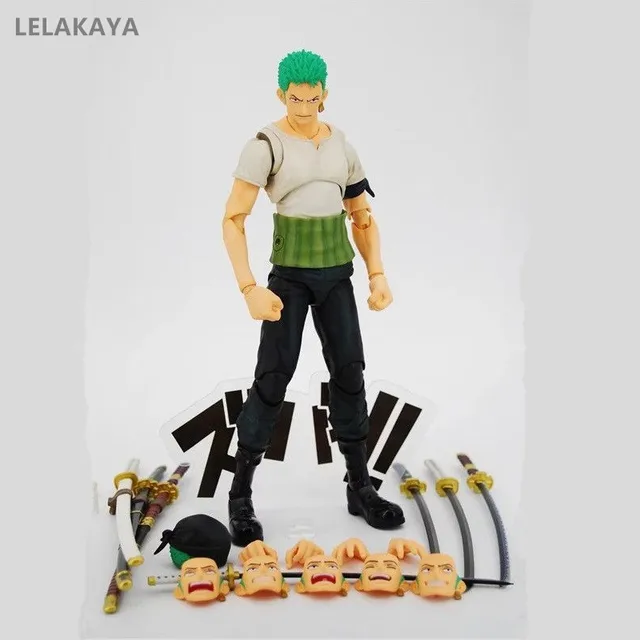 Best Price 18cm Anime ONE PIECE Action Figure TOY 2 Years Before Moveble Roronoa Zoro Past Blue VER PVC Model Dropshipping Brinquedos Gift