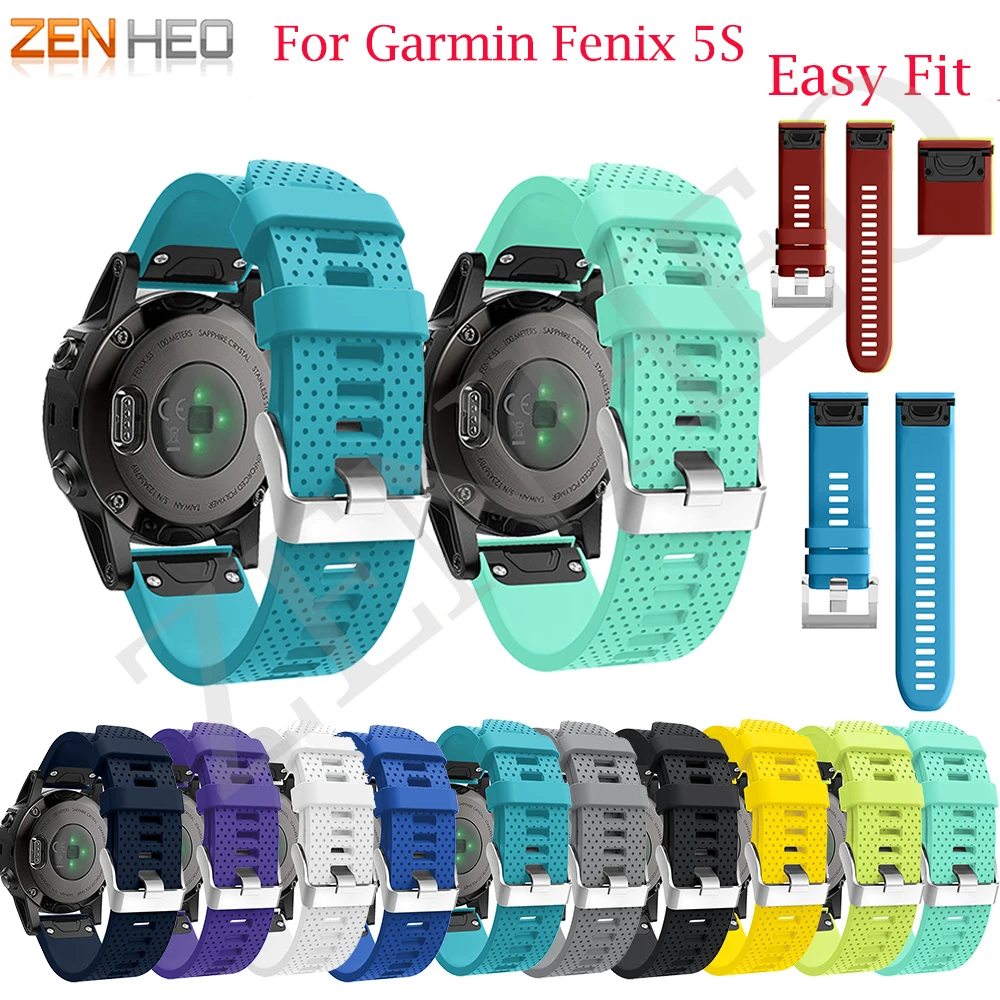 fenix 5s strap size