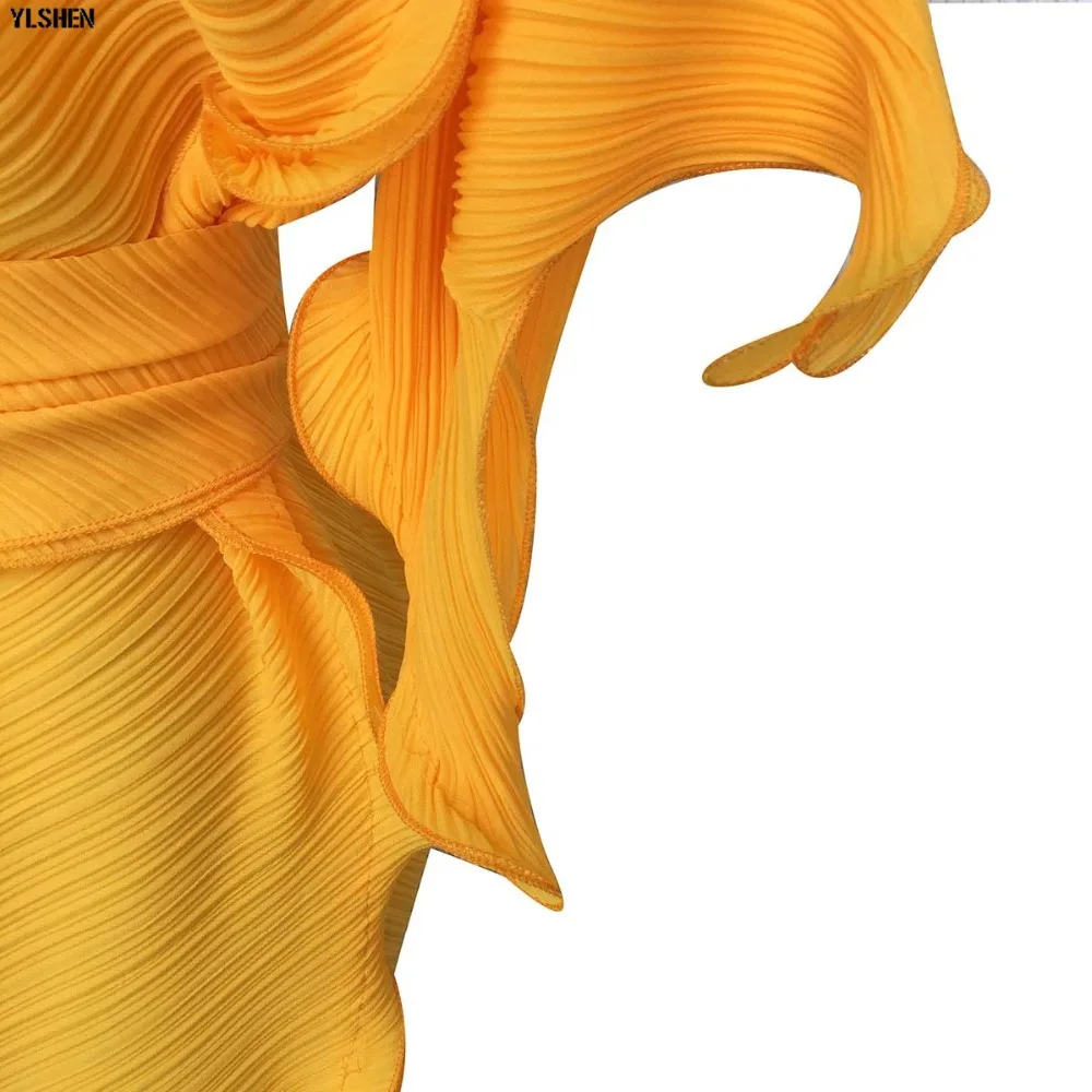 Новые африканские платья для женщин Дашики Фалбала африканские платья одежда Базен Riche Сексуальные Плиссированные v-образным вырезом Длинные африканские макси платья для женщин