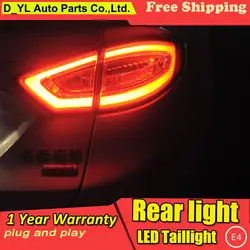 Автомобильный Стайлинг, задний фонарь для Ford Mondeo, светодиодный фонарь 2013-2016, новые светодиодные задние фары Altis, светодиодный DRL + тормоз +