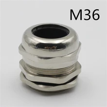 1 шт M36* 1,5 Никель латунь металл силикагель Водонепроницаемые кабельные сальники разъем применить к кабелю 18-25 мм