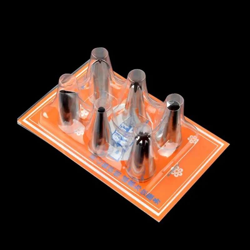 

family Brithday cake decorating tools 6pcs/set mini size Pastry tips seamless stainless steel cream nozzle kits free shipping